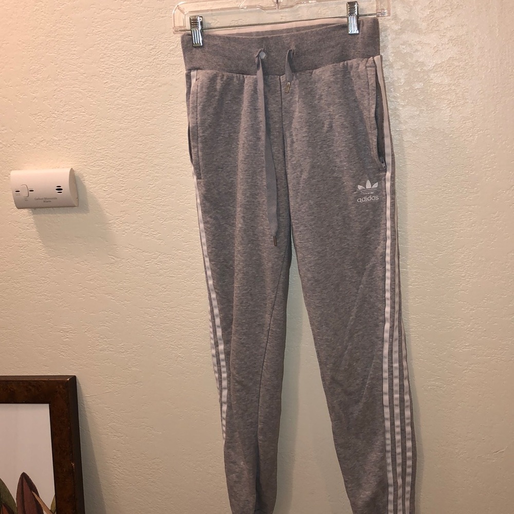 Gray Adidas Sweatpants